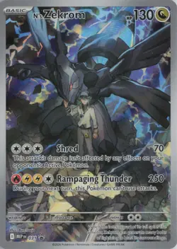 N's Zekrom - 031 031 Holo Promo ME: Mega Evolution Promo Pokemon Near Mint - Image 1