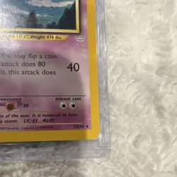 Pokemon Lugia 90 HP Neo Revelation 20/64 Rare Regular Basic English Unlimited - Image 2