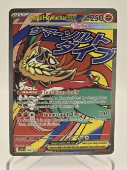 Mega Hawlucha ex 268/217 (NM) - ME: Ascended Heroes - Mega Attack Rare - Pokemon - Image 1