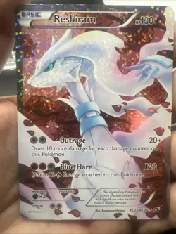 Pokemon Reshiram RC22/RC25 Legendary Treasures Radiant Collection - LIGHT PLAY - Image 3