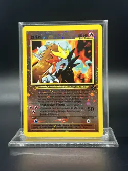 Pokemon Entei 34 Wotc Promo Reverse Holo - LIGHT PLAY - Image 1