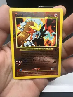Pokemon Entei 34 Wotc Promo Reverse Holo - LIGHT PLAY - Image 3