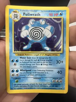 Poliwrath 13/102 Base Set Holo - LIGHT PLAY (B) - Pokemon - Image 3