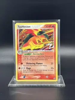 Pokemon Typhlosion 17/115 Unseen Forces Holo - HEAVY PLAY - Image 1