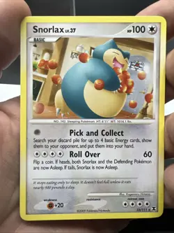 Pokemon Snorlax 33/111 Rising Rivals - NEAR MINT - Image 3