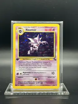 Pokemon Haunter 1st Edition 6/62 – Fossil – Holo Rare – Heavy Play - Image 1