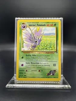 Pokemon Sabrina's Venomoth 034/132 Gym Heroes Rare - MOD PLAY - Image 1
