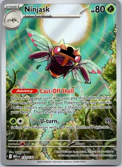 Ninjask 137/132 Illustration Rare ME01: Mega Evolution NM - Image 1