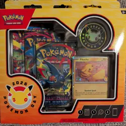 2026 Pokemon Day Collection 30th Anniversary Set Pikachu Holo Foil Lot of 2 - Image 3