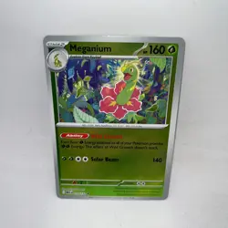 Meganium 010/132 Rare Mega Evolution Pokemon Reverse Holo Near Mint - Image 1