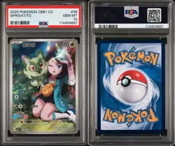 2025 Pokemon Chinese Exclusive 09 Sprigatito Secret Rare PSA 10 Gem CBB1 CS - Image 3