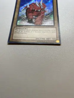 Yugioh Sabersaurus 1st Edition Secret Rare LCJW-EN143 MP - Image 2