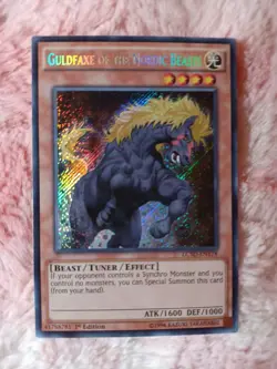 Yu-Gi-Oh Guldfaxe of the Nordic Beasts - LC5D-EN178 - Secret Rare - 1st Edition - Image 1
