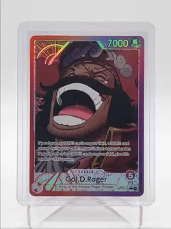 GOL.D.ROGER 2025 ONE PIECE CARRYING HIS WILL ALT ART LEADER #OP13-003 Q6886 - Image 1