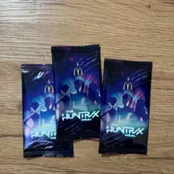 3x 2026 McDonald’s Kpop Demon Hunters Huntr/X Meal Photocard Pack SEALED 2026 - Image 1