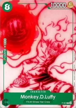 SHIPS TODAY ONE PIECE Uta Deck Battle Monkey D Luffy Tournament Promo #P-061 - Image 1