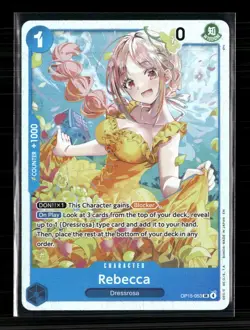 One Piece TCG Rebecca (OP15-053) Adventure on Kami's Island SR • OP15-053 - Image 1