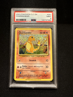 Charmander 001/034 Trading Card Game Classic Holo - PSA 9 - Image 1