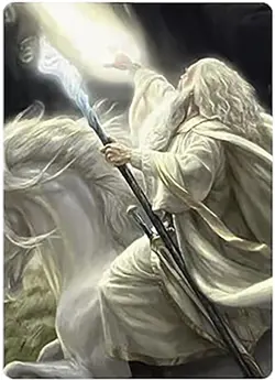 MTG Gandalf of the Secret Fire Art Card [The Lord of the Rings: Tales of Middle- - Image 1