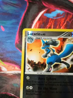Lucario 53/127 reverse holo Pokemon TCG Card -L1 - Image 2