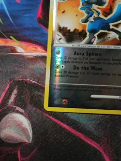 Lucario 53/127 reverse holo Pokemon TCG Card -L1 - Image 3