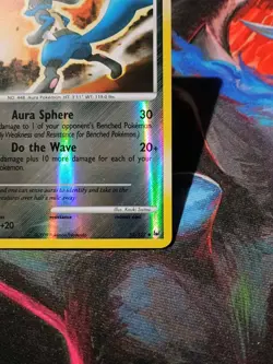 Lucario 53/127 reverse holo Pokemon TCG Card -L1 - Image 5
