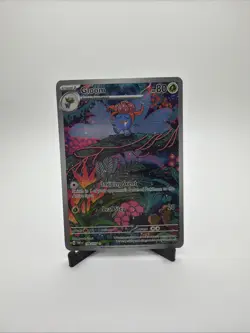 Gloom 198/197 Illustration Rare 2023 Pokemon Obsidian Flames Full Art Card NM+ - Image 1