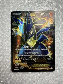 Pokemon TCG Lucario EX (107 Full Art) 107/111 Furious Fists Pokemon Card - NM/LP - Image 2