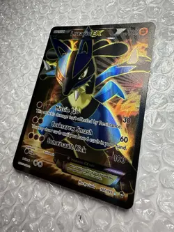 Pokemon TCG Lucario EX (107 Full Art) 107/111 Furious Fists Pokemon Card - NM/LP - Image 5