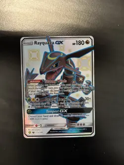 Pokemon TCG Rayquaza GX 177a/168 Alternate Secret Rare Holo Card - Image 1