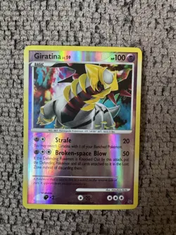 2009 Pokemon Platinum 27/127 Giratina Reverse Holo LP Rare Card Vintage foil - Image 1