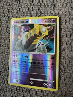 2009 Pokemon Platinum 27/127 Giratina Reverse Holo LP Rare Card Vintage foil - Image 2