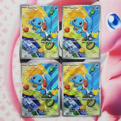 Squirtle 039 Promo - x4 Lot - First Partner Pokemon Cards - #L469 - Image 1