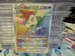 Shaymin VSTAR 173/172 Brilliant Stars Secret Rainbow Rare Card, CGC Pristine 10 - Image 1