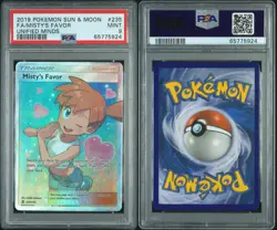 Pokemon Misty's Favor Unified Minds Full Art Trainer #235 PSA 9 Mint English - Image 3