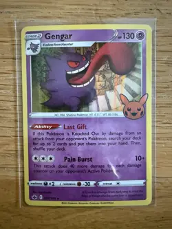 Gengar 057/198 Trick or Trade Booster Bundle Holo Single Card_2021 - Image 1
