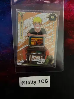Naruto Shippuden Naruto Uzumaki PSA Magazine Promo Card Sealed - Image 1