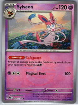 Sylveon Poke Ball 040/131 SV: Prismatic Evolutions - Pokemon Card - NM - Image 1