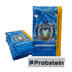 Lot of (12) Magic The Gathering Aetherdrift Collector Booster Sample Packs - Image 1