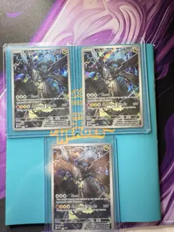 Pokemon TCG Ascended Heroes Zekrom GG09 Full Art Holo Lot of 3 Cards - Image 1