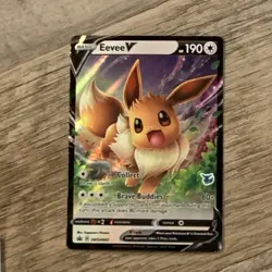 Eevee V - SWSH065 Battle Academy Stamp Black Star Promo (Pokemon) - Image 1