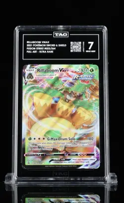Rillaboom VMax Full Art Fusion Strike 2021 #023/264 Pokemon SWSH TAG 7 - Image 1