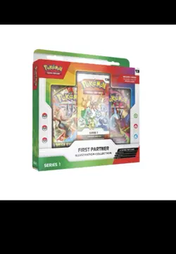 Pokemon TCG First Partner Illustration Collection Series 1 Box SEALED - Image 1