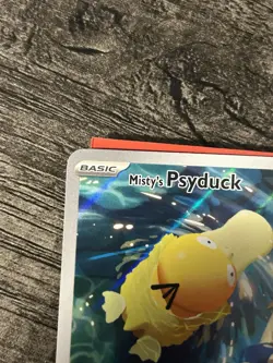 Pokemon Misty's Psyduck 193/182 Destined Rivals Full Art Holo Illustration Rare… - Image 4