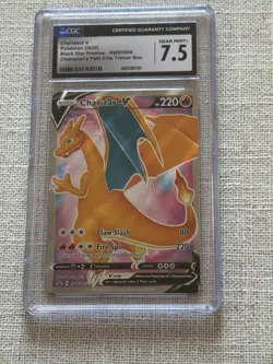 Pokemon Charizard V SWSH260 Sword & Shield Promo Holo CGC 7.5 - Image 1