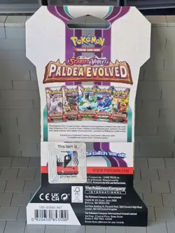 10 Pokemon TCG Paldea Evolved Sleeved Booster Packs New Sealed - Image 3