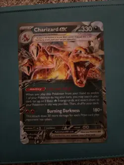 Pokemon TCG: Charizard EX Jumbo Lenticular Promo Card - Image 1