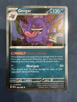 Gengar 50/88 NM EB Games Black Star Promo Pokemon TCG - Image 1