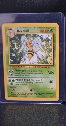 Pokemon TCG WoTC 1999 Ninetales Shadowless Base Set Charmeleon Beedrill Holo - Image 5