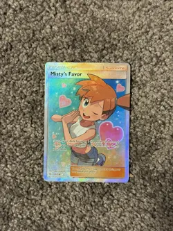 Pokemon Sun & Moon Unified Minds Misty's Favor Ultra Rare Holo 235/236 NM - Image 2